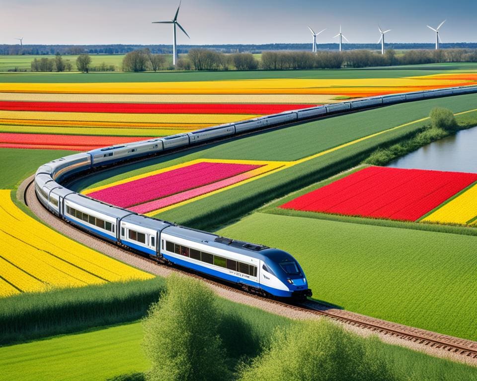 treinroutes in Nederland