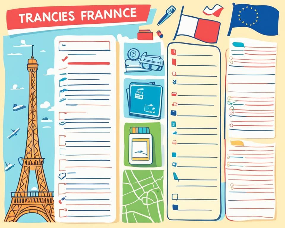 wat heb je nodig om naar frankrijk te reizen