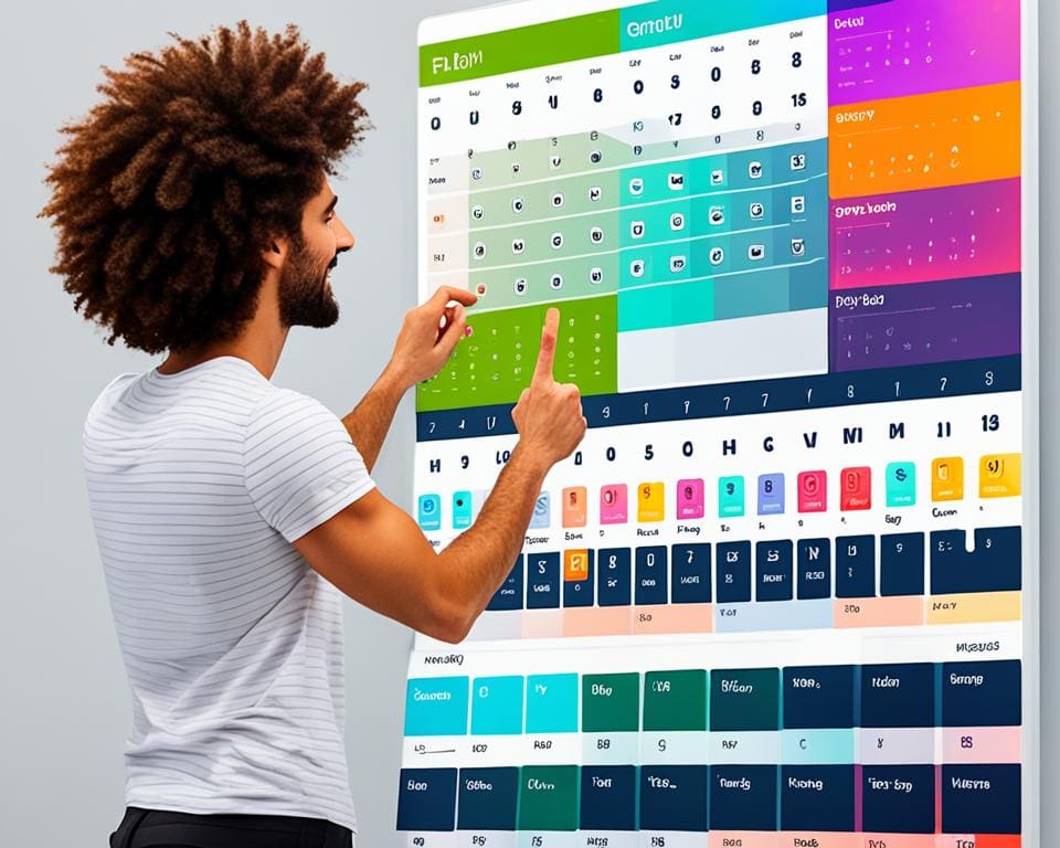 touchscreen kalender