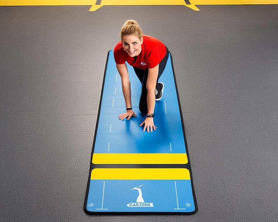 Hoe een air track mat veilig te gebruiken