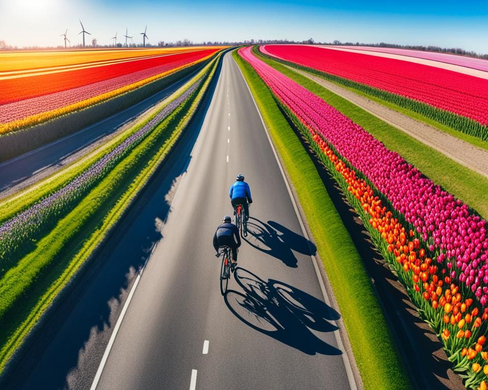 Fietsen in het voorjaar