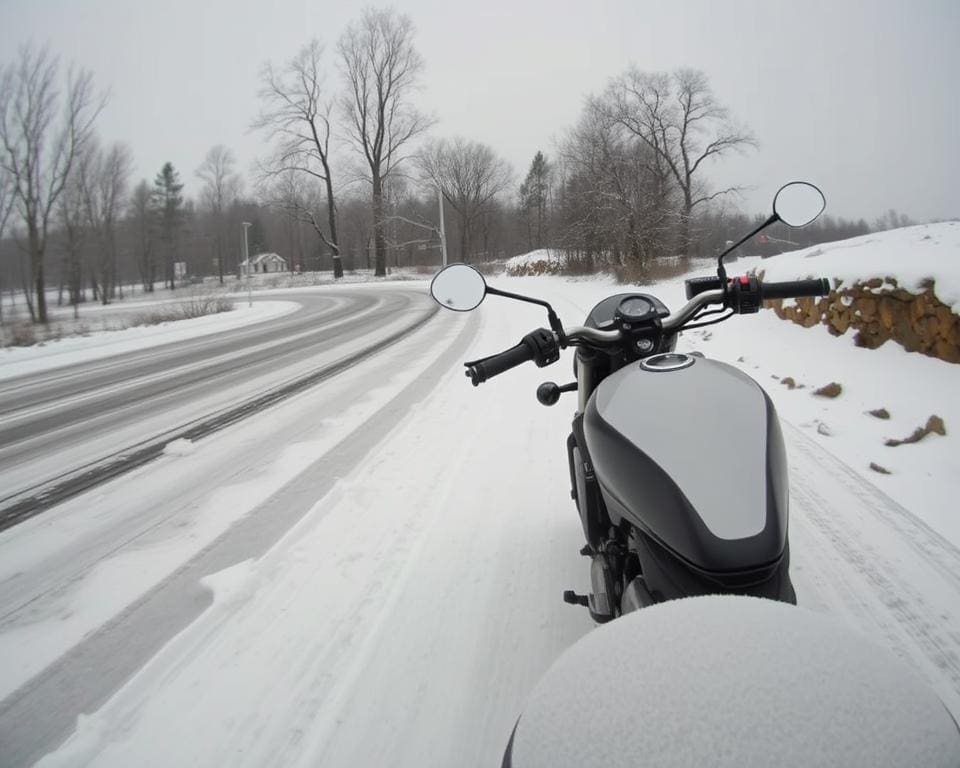 Motorrijden in de winter