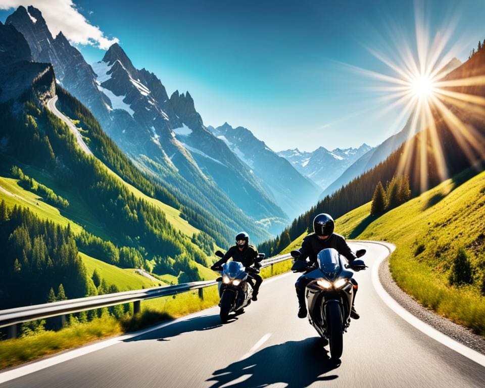 Motorritten door de Franse Alpen