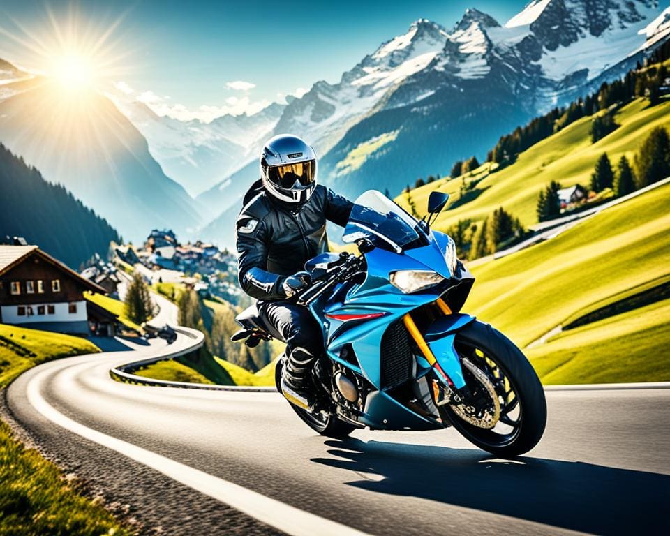 Ontdek de Alpen in Zwitserland met de motor