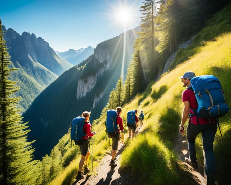 Wandelen door de bergen van Bulgarije