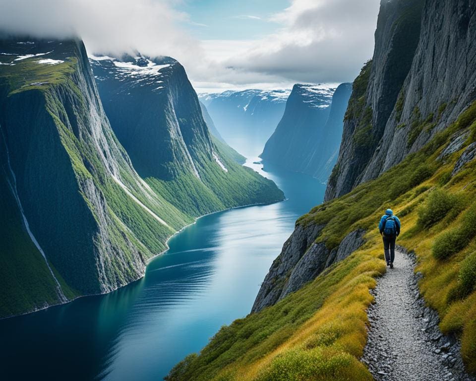 Wandelen langs de fjorden van Noorwegen