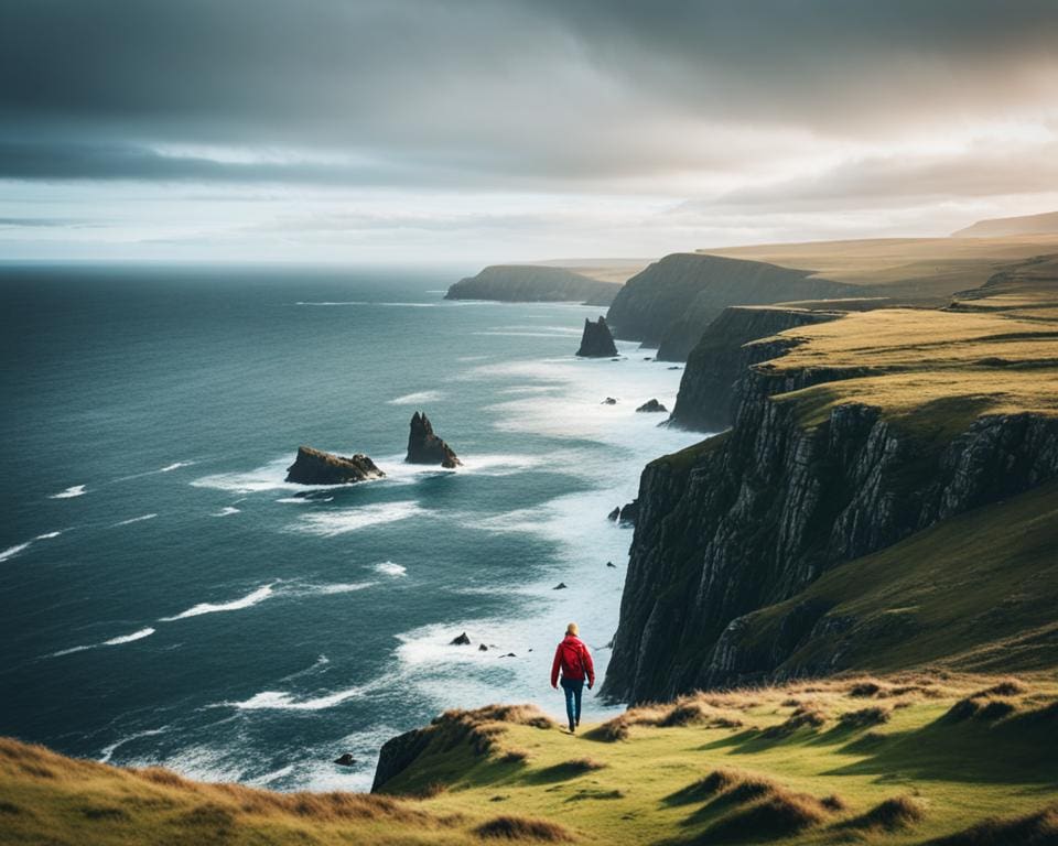 Wandelen langs de kust van Schotland