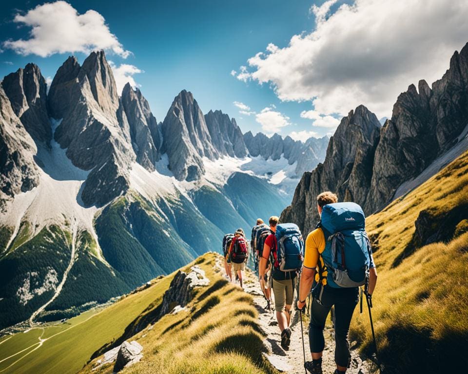 populaire wandelroutes in de Alpen