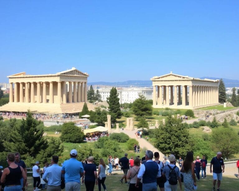 Bezoek de historische sites van Athene