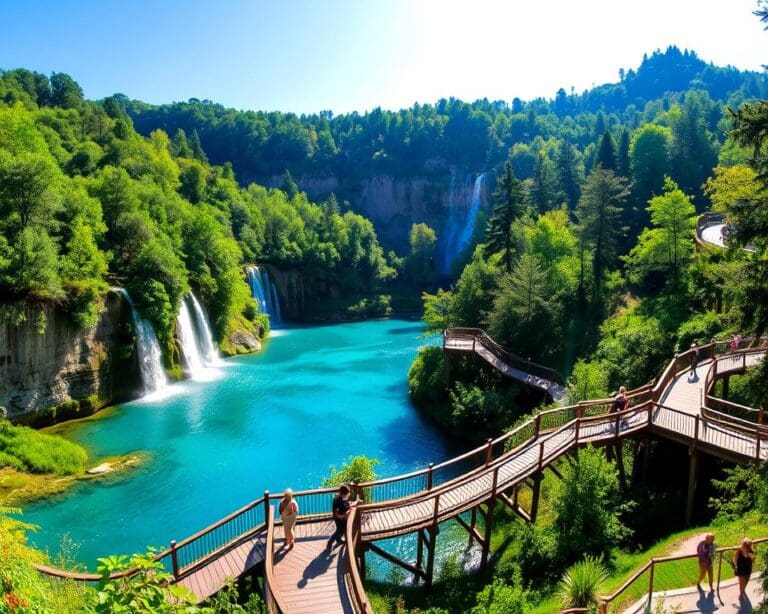 De betoverende meren van Plitvice, Kroatië