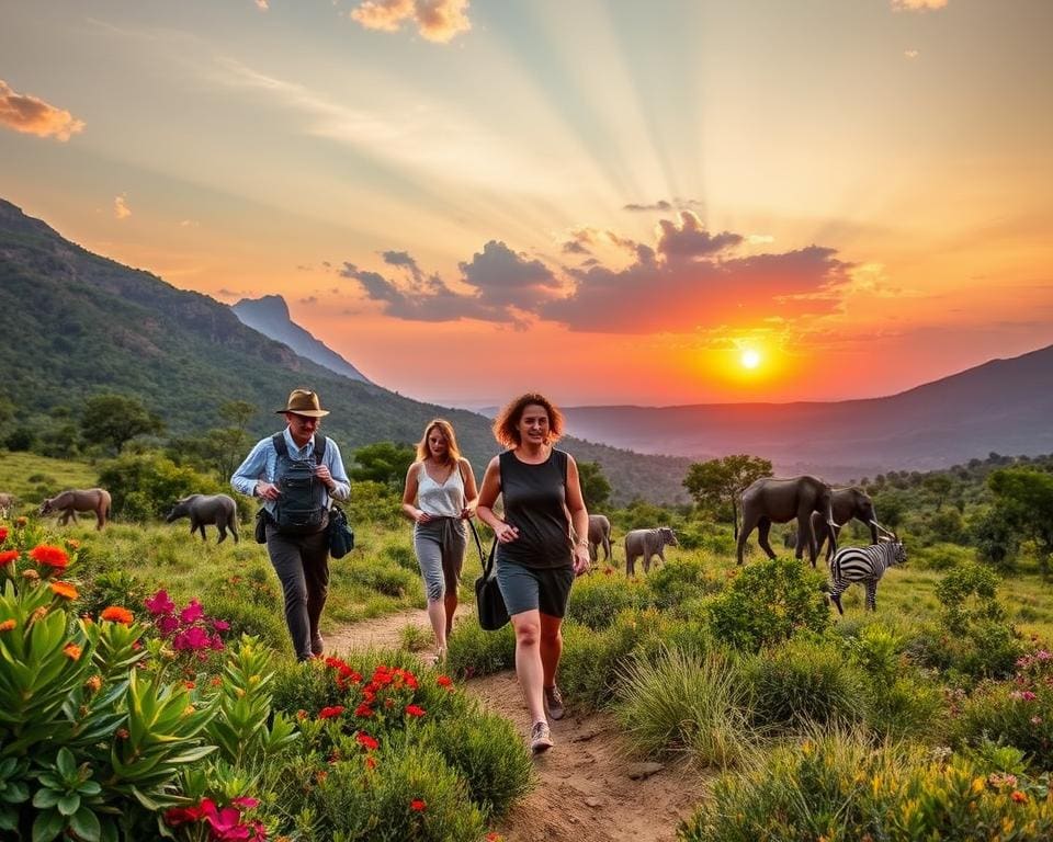 De voordelen van een wandelsafari in Zuid-Afrika