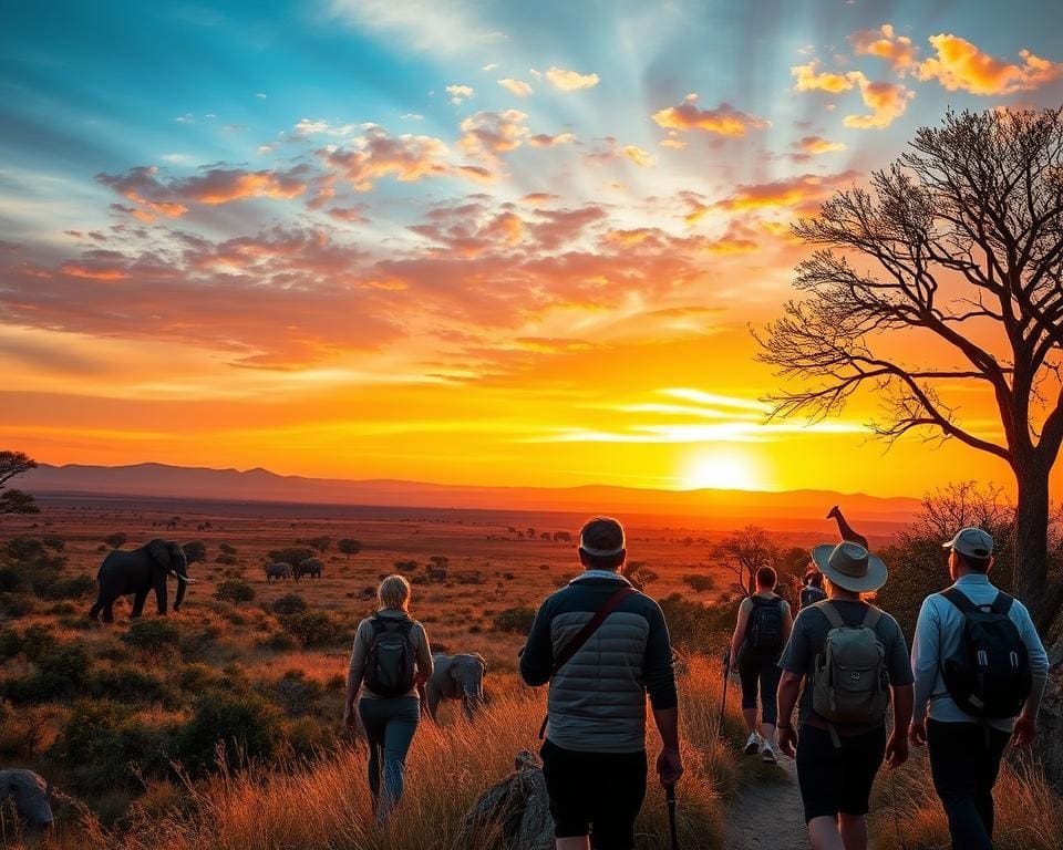 Een safari te voet in Zuid-Afrika