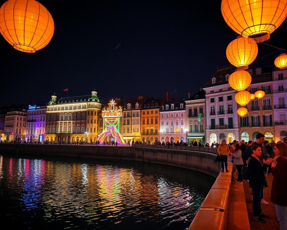 Het festival van het licht in Lyon meemaken