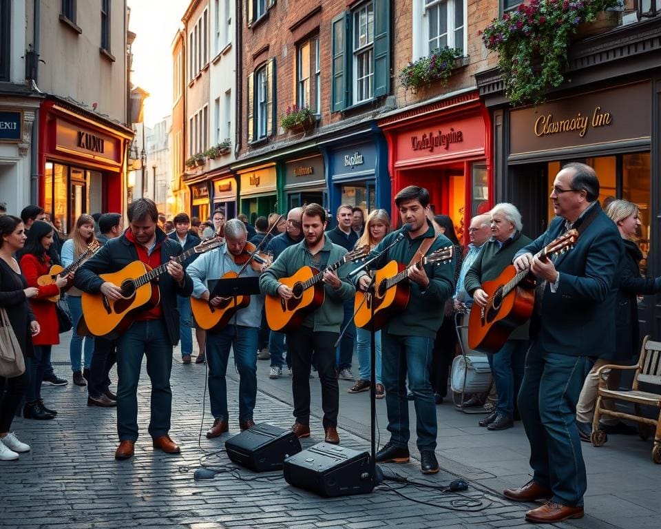 Ontdek de straatmuziek in Dublin, Ierland