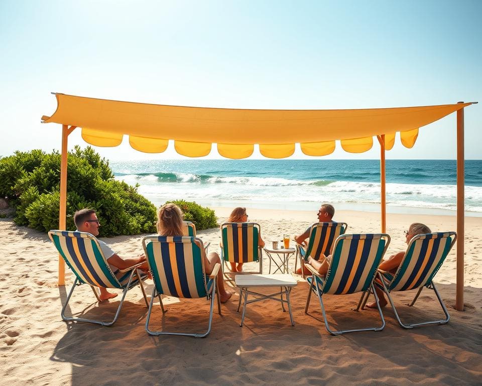 Opvouwbare strandstoelen voor comfortabel buiten zijn