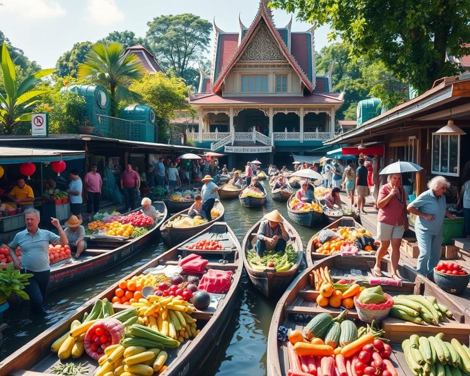 Populaire markten in Bangkok