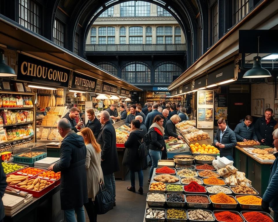 Proef de wereldkeuken op Borough Market, Londen