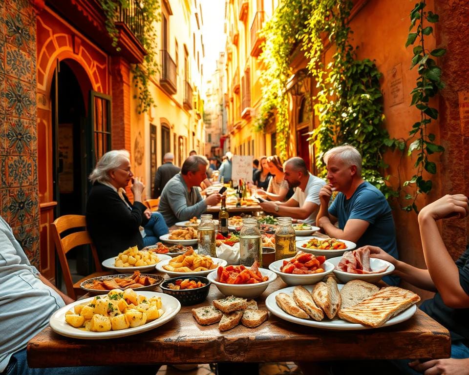 Smul van de tapas in de steegjes van Sevilla