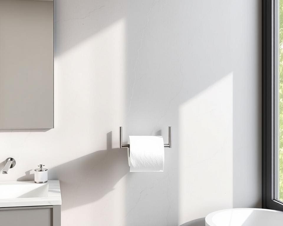 toiletrolhouder ruimtebesparend en modern design