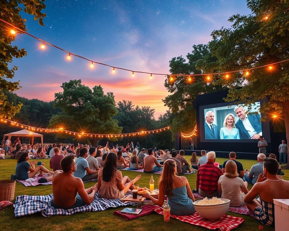 activiteiten tijdens de film