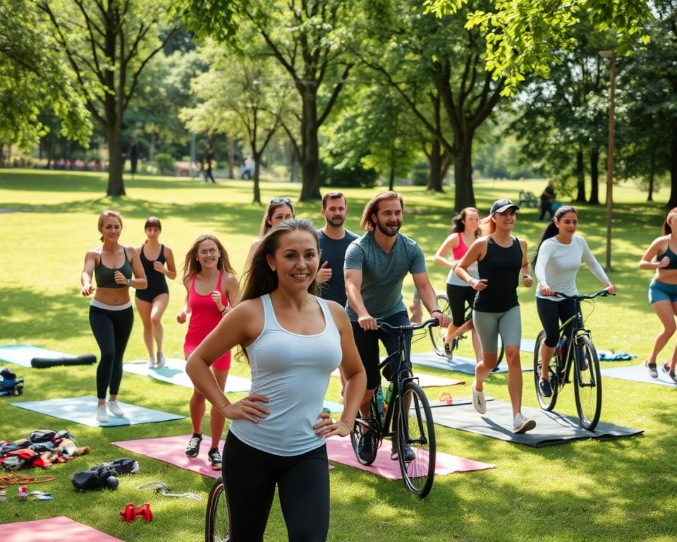 Verantwoordelijkheid nemen met groepsfitnessactiviteiten