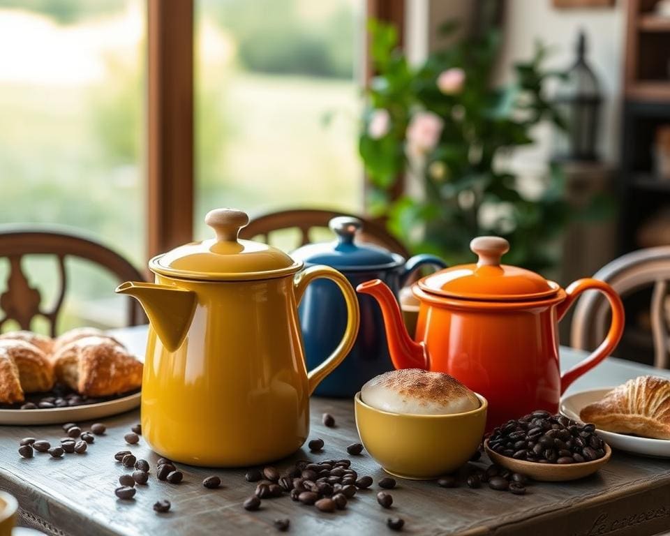 Le Creuset-koffiekannen: genieten in Franse stijl