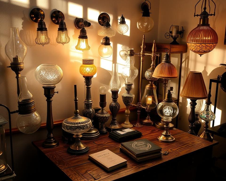 Vintage lampen: Een reis naar het verleden