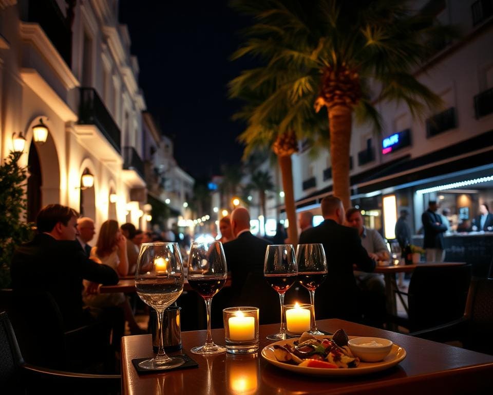 Waar kun je goed dineren na middernacht in Marbella?