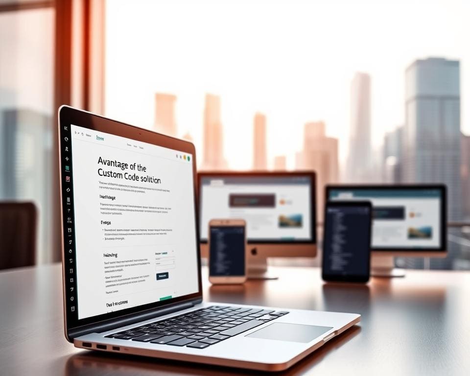Wat zijn de voordelen van een custom code website?