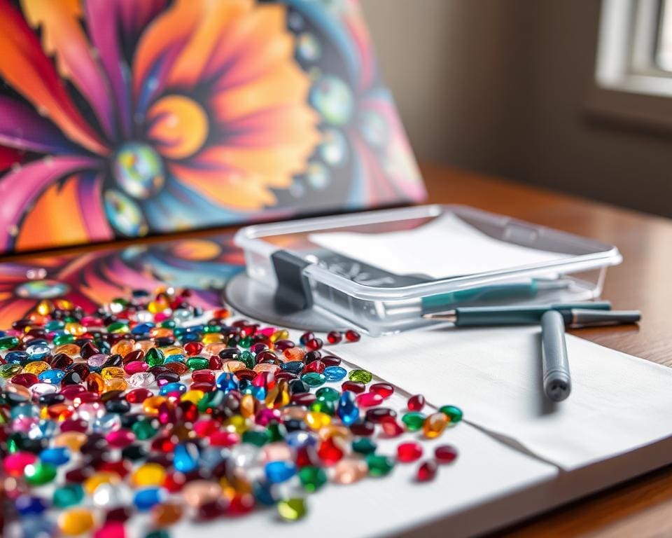 Hoe krijg je een gratis voorbeeld van je diamond painting?