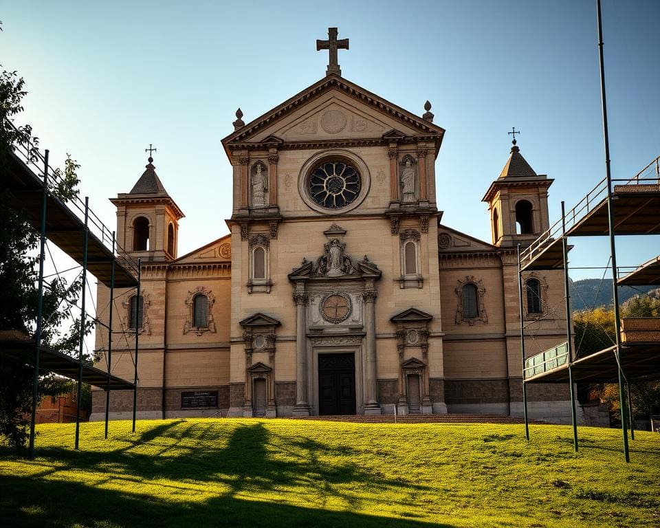 Wat zijn regels voor restauratie van Italiaanse kerken?