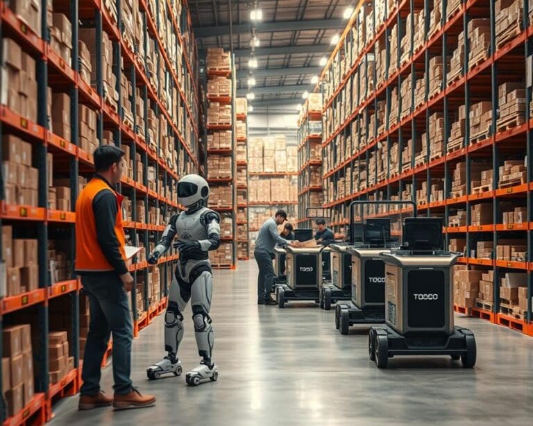 Human-robot interactie in magazijnen