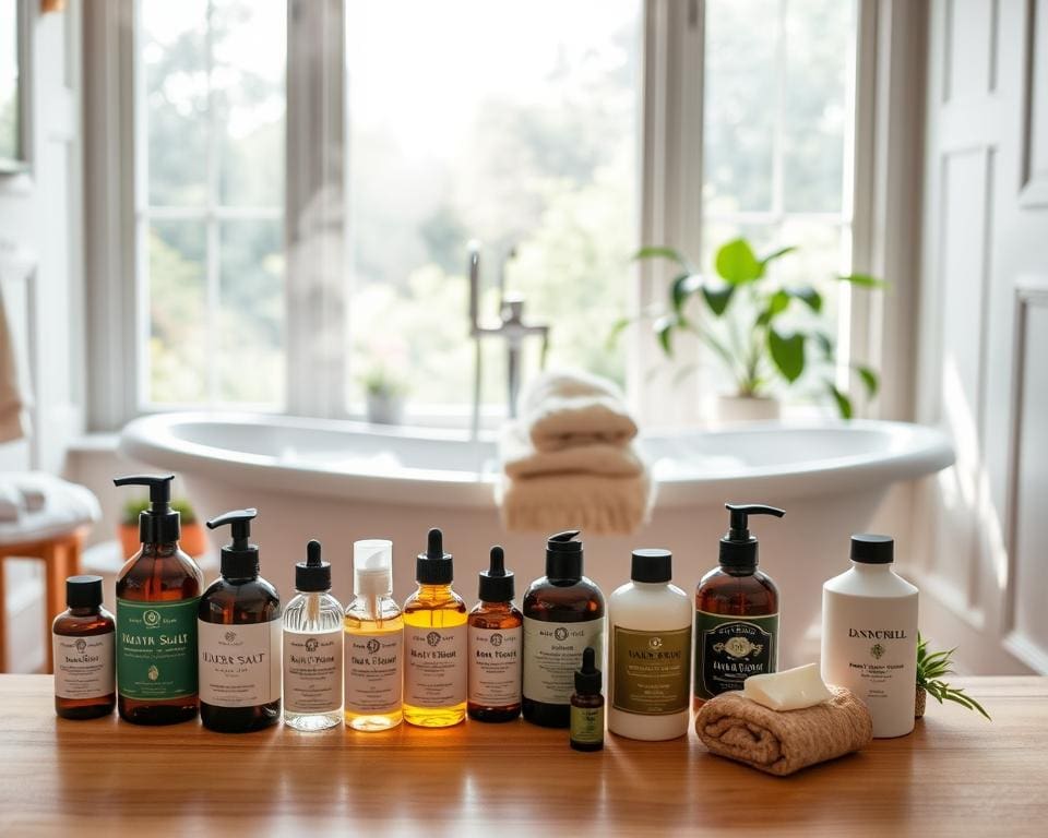 Wellnessproducten voor een ontspannende badkamerroutine