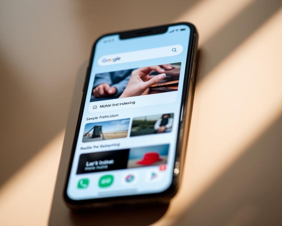 mobile-first indexering