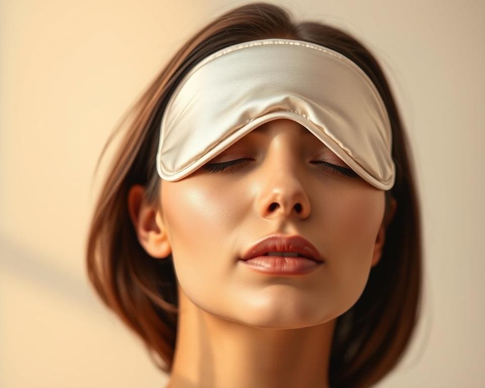 zijden oogmasker