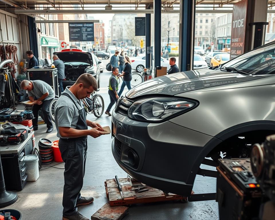 Hoe snel is bumper spuiten en herstellen in Amsterdam?
