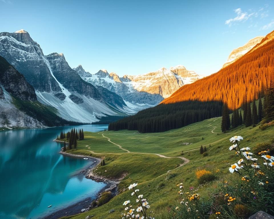 Hoe ervaar je de schoonheid van de Alpen in de zomer?