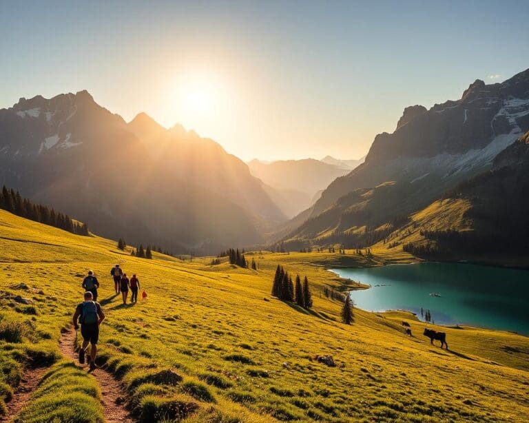 Wat maakt de Alpen populair voor vakantiegangers?
