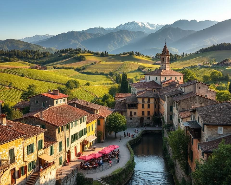 Wat zijn bijzondere wijndorpen in Noord-Italië?