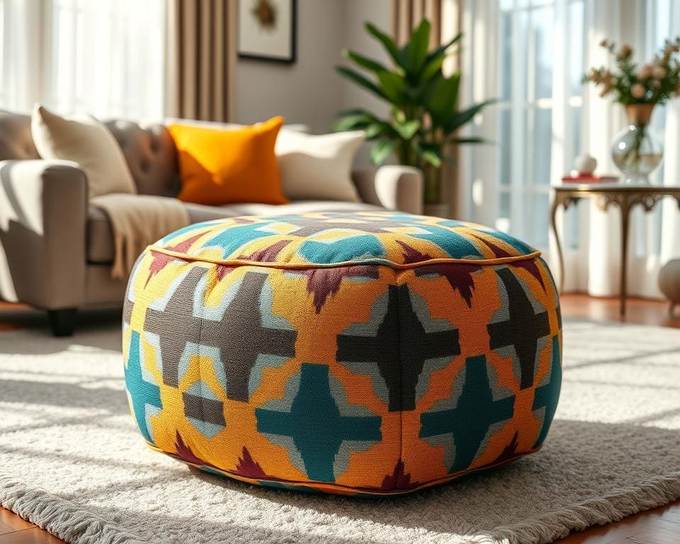 Hoe kies je een poef die decoratief én praktisch is?