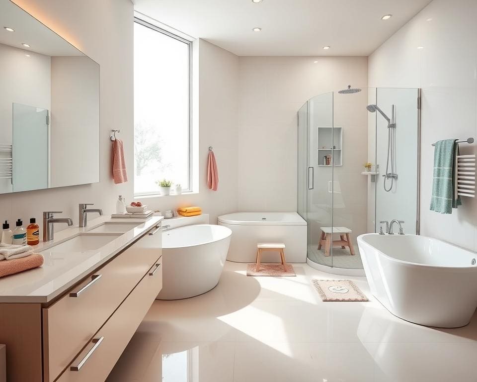 Hoe maak je een badkamer praktisch voor gezinnen?