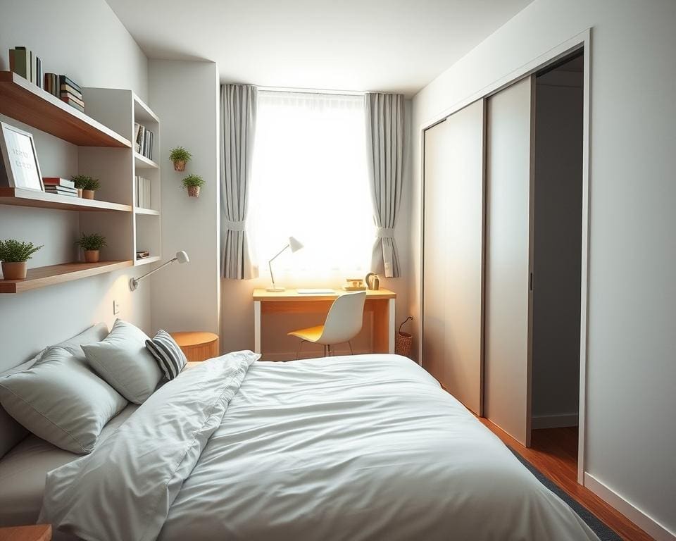 Hoe richt je een kleine slaapkamer efficiënt in?