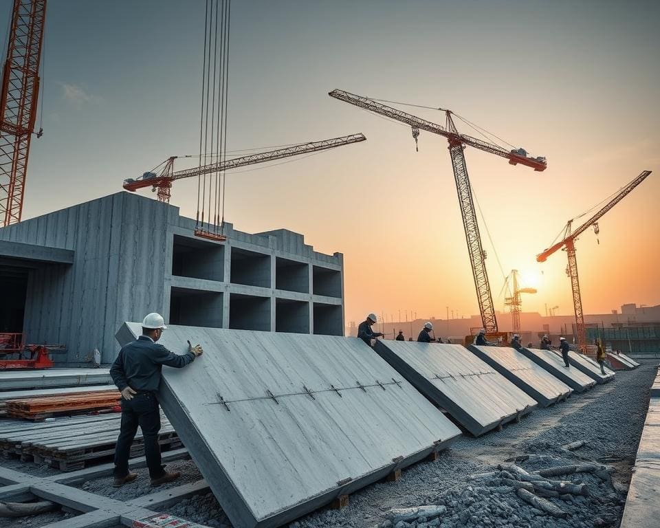 Hoe versnelt prefab beton de uitvoering van projecten?