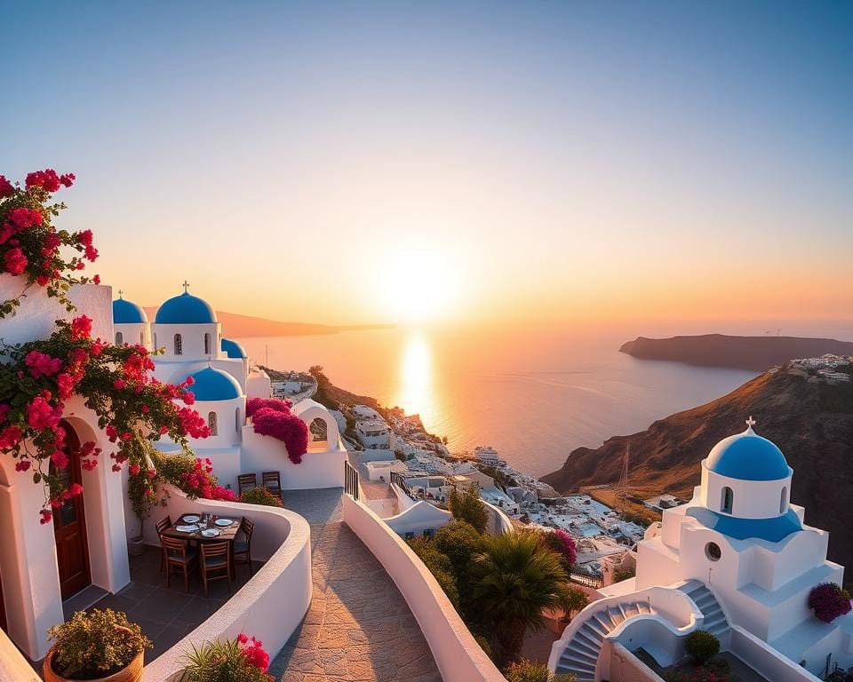 Waarom is Santorini zo geliefd bij vakantiegangers?