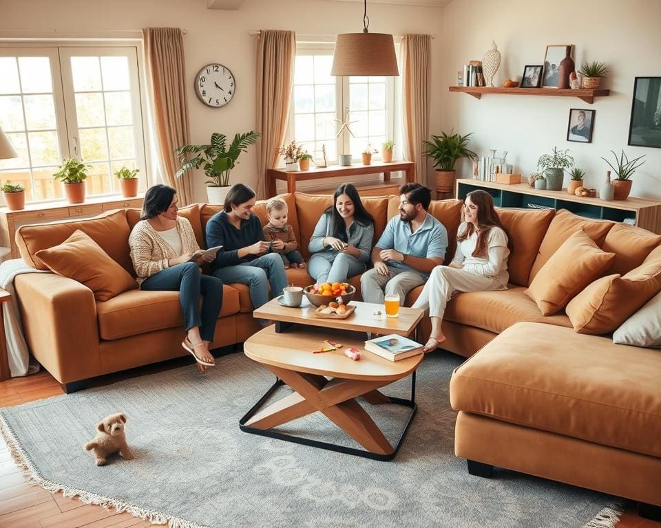 Waarom is een hoekbank ideaal voor grote gezinnen?