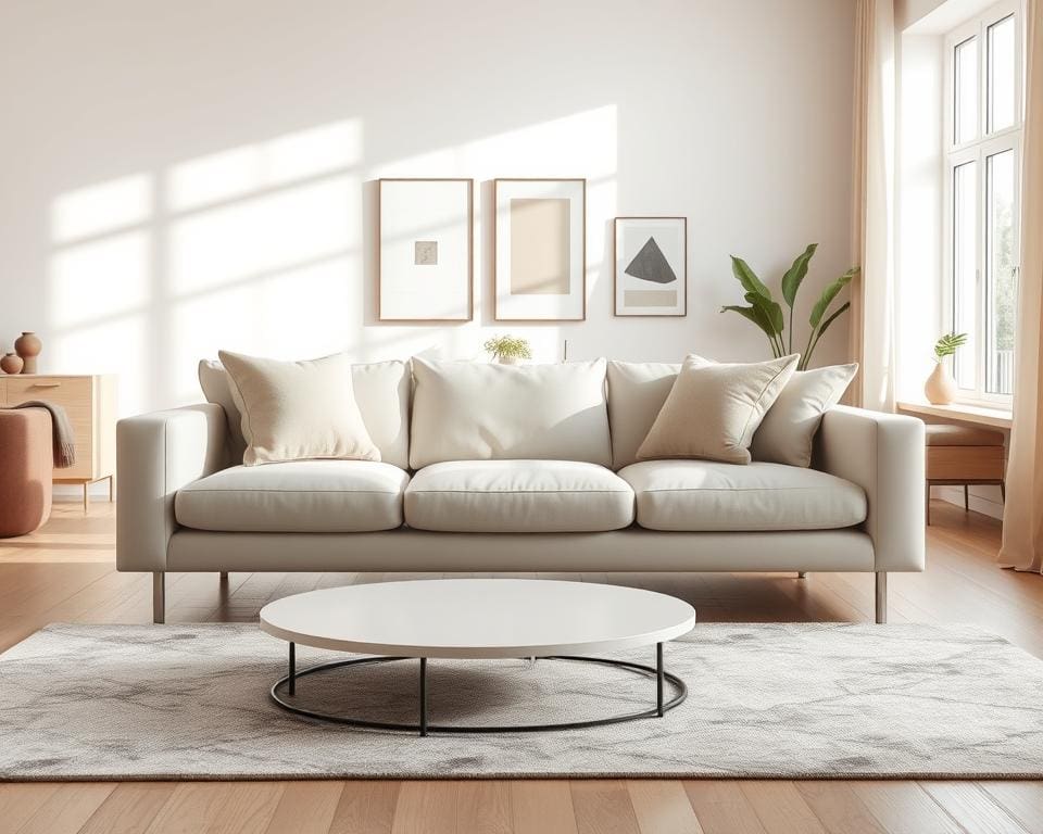 Waarom voelt een lage bank modern en luchtig?