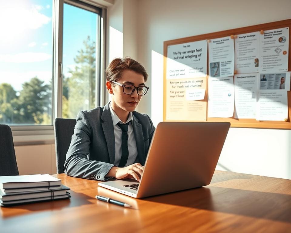Wat helpt bij het schrijven van duidelijke e-mails?