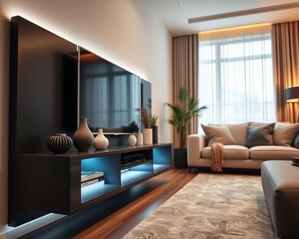 Wat maakt een tv-wandmeubel modern?