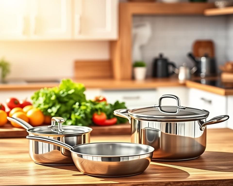 Welke pannenset is geschikt voor dagelijks koken?