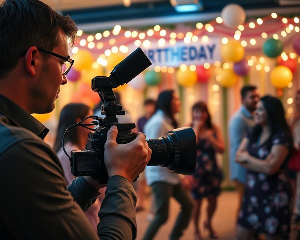 Waarom een videograaf boeken voor feesten?